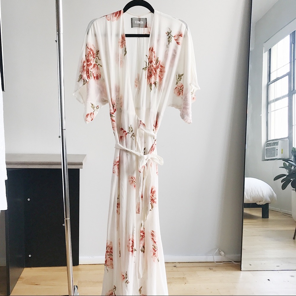REFORMATION WINSLOW FLORAL DRESS